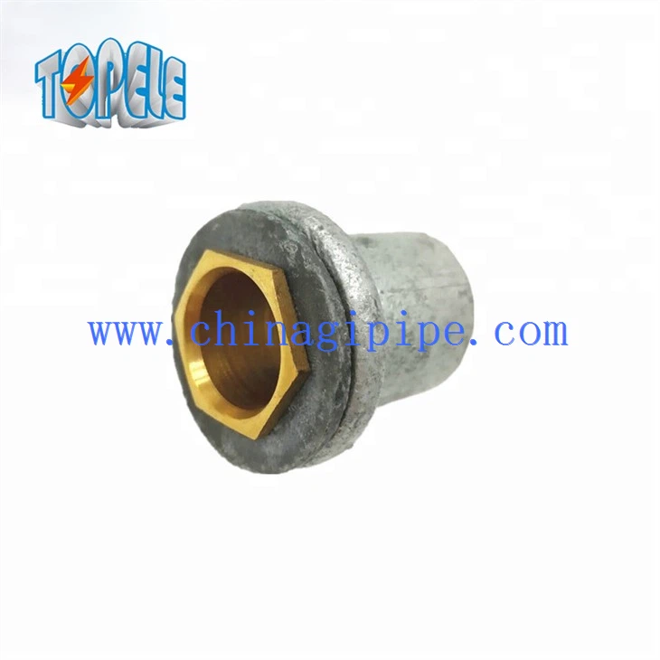 Cuplaj cu flanșă filetată pentru conductă cu șaibă de plumb și bucșă de alamă