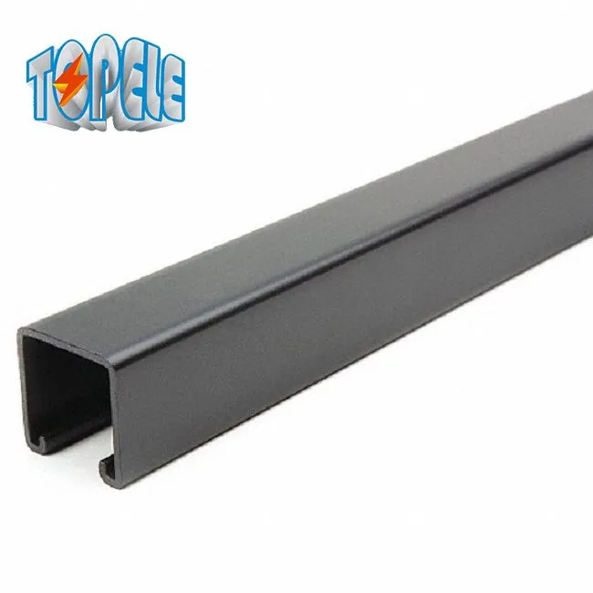 Profil de canal Unistrut cu slot negru