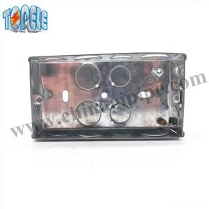 BS4662 Cutie de oțel de 25 mm cu 2 grupuri