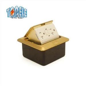 Panou pătrat cupru rotund aluminiu Aloy tip POP sus soclu GFCI