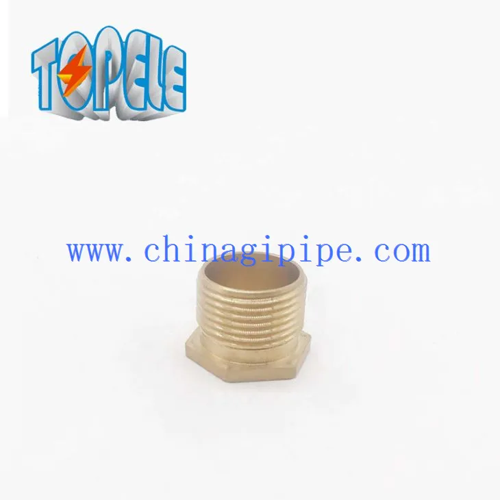 Bucșă din alamă hexagonală filetată