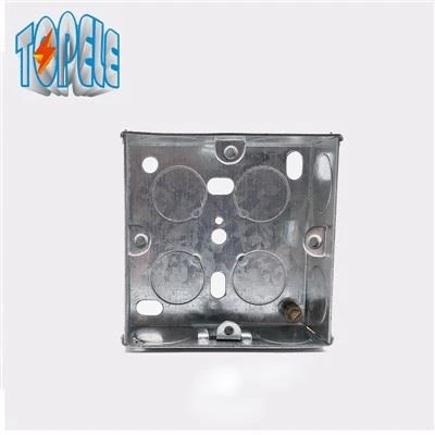 BS4662 1 Gang 25mm oțel Flush Box